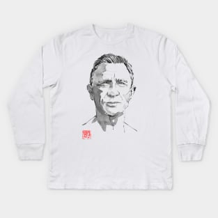 daniel craig Kids Long Sleeve T-Shirt